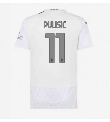 AC Milan Christian Pulisic #11 Bortatröja Kvinnor 2023-24 Kortärmad